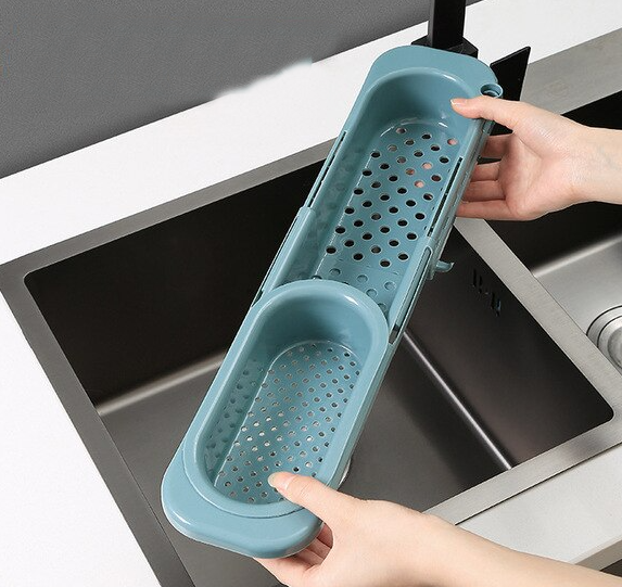 Viskana Kitchen Retractable Sink Rack Organizer
