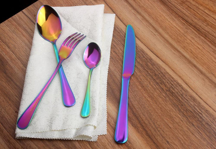 Prismatic Rainbow Cutlery (4 Piece Set) Viskana