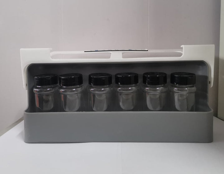 Viskana Kitchen Container Organizer – Hanging Spice Rack with Easy Installation
