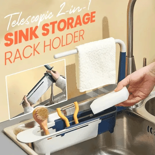 Viskana FlexiRack Pro — Say goodbye to chaos and bacteria for a sparkling clean kitchen! (2 pieces)
