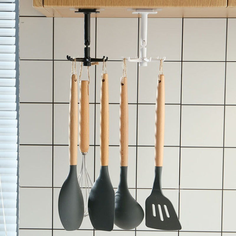 Viskana Punch Free Kitchen Dish Hook Organizer
