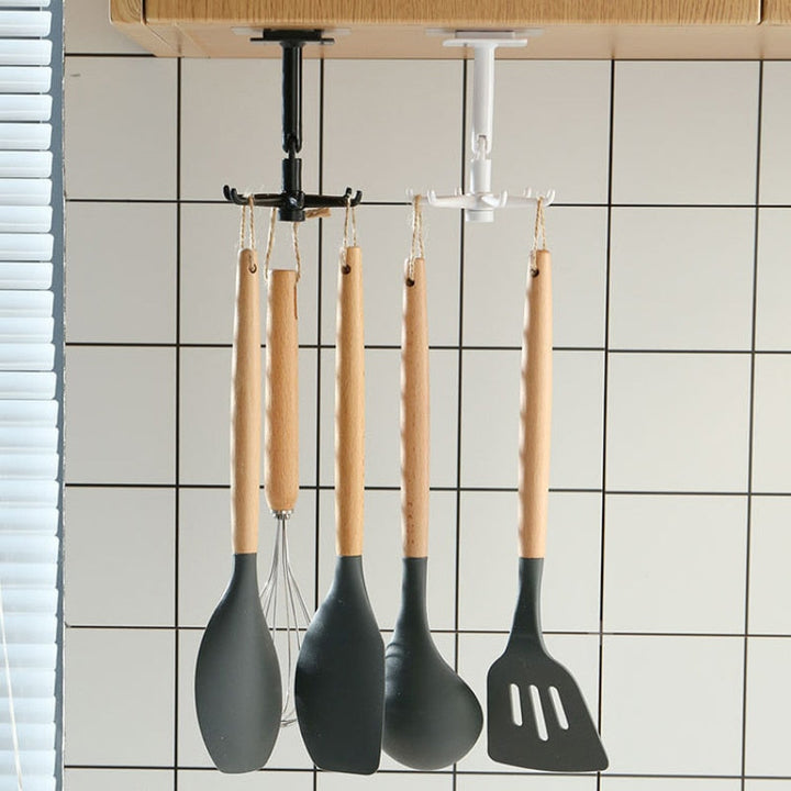 Viskana Punch Free Kitchen Dish Hook Organizer