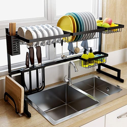 Kitchen Dish Drying Rack Over Sink Viskana