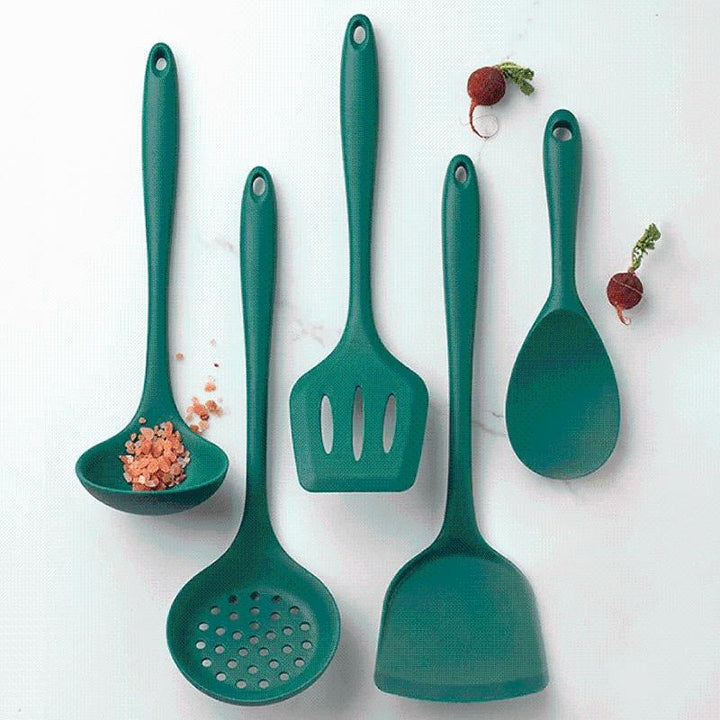 Green Silicone Utensil Set Viskana