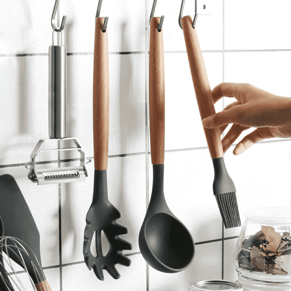 9 Pcs Silicone Kitchen Utensils Set Viskana
