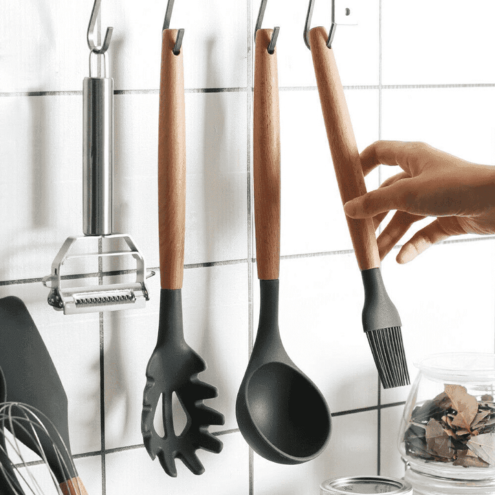 9 Pcs Silicone Kitchen Utensils Set Viskana