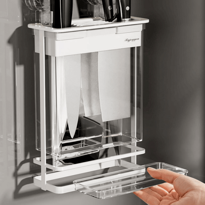 Viskana Innovative knife case with space for kitchen utensils
