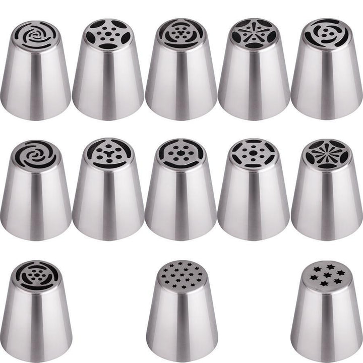 CakeLove - Flower-Shaped Frosting Nozzles Viskana