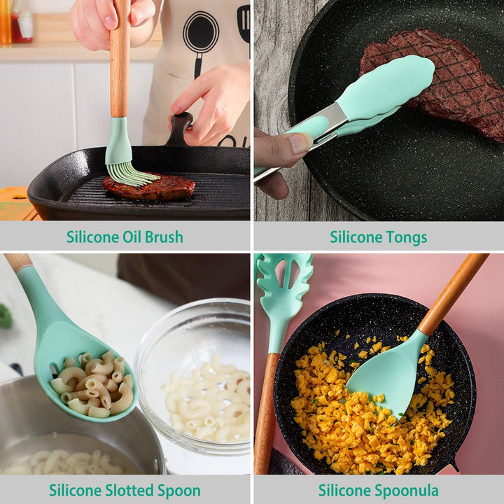 Viskana 11-Piece: Silicone Cookware Set