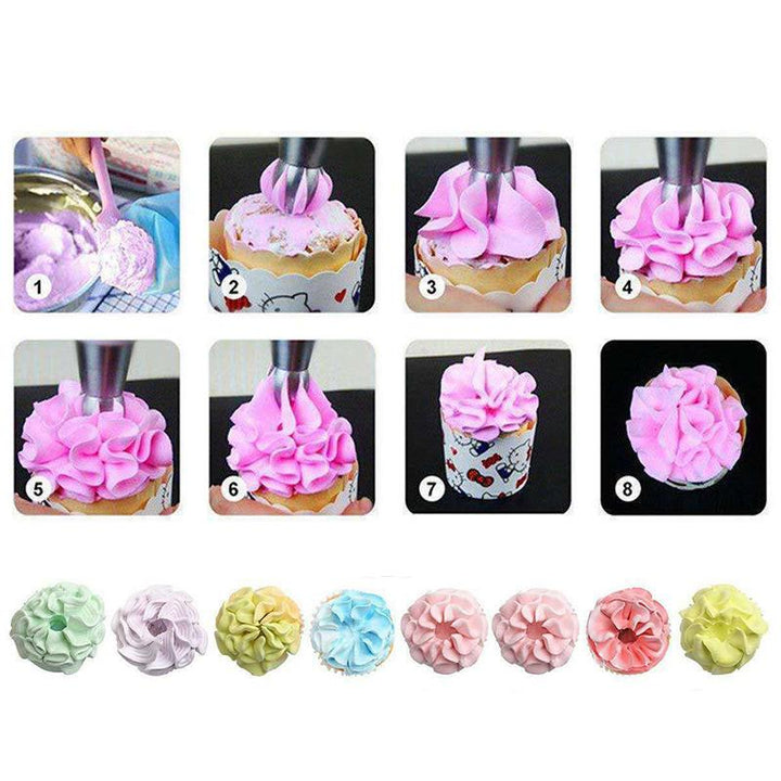 Viskana Cake Baking Decor Tool Set (8 PCs)
