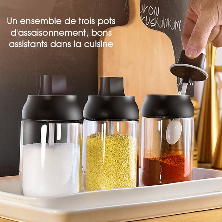 Spice jar with spoon Viskana