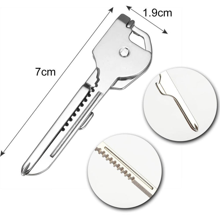 6-in-1-Keyring Multitool Mini-Multitool Keychain Pocket Stainless Steel Foldable Swiss Tech Easy Bottle Opener Keychain Viskana