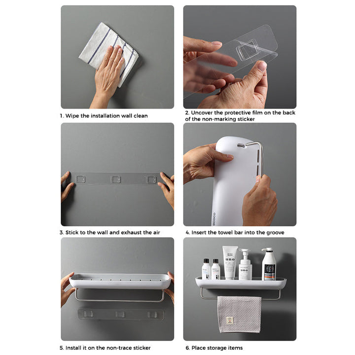 Viskana Adhesive Storage Box Organizer