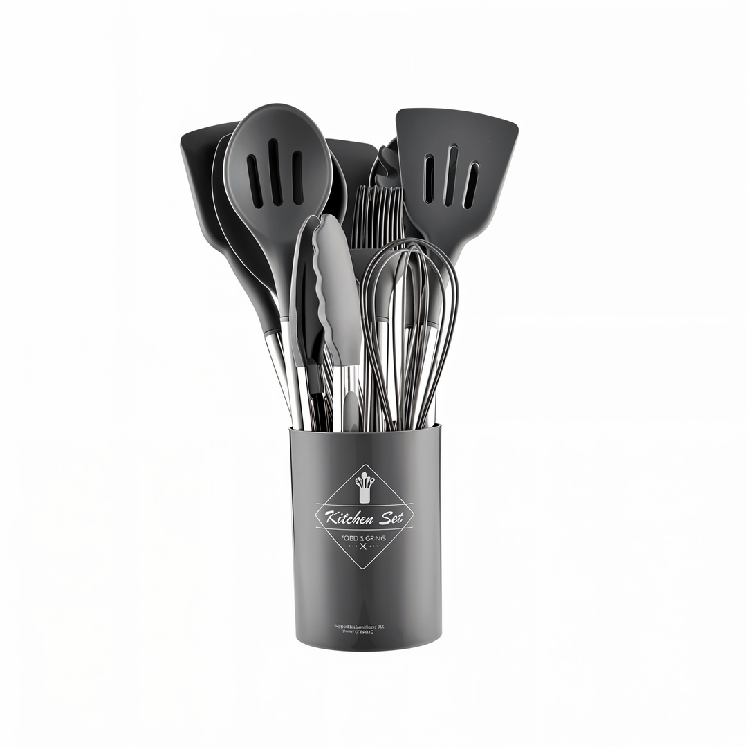 Viskana 12-Piece Silicone Kitchen Utensil Set – Culinara Pro
