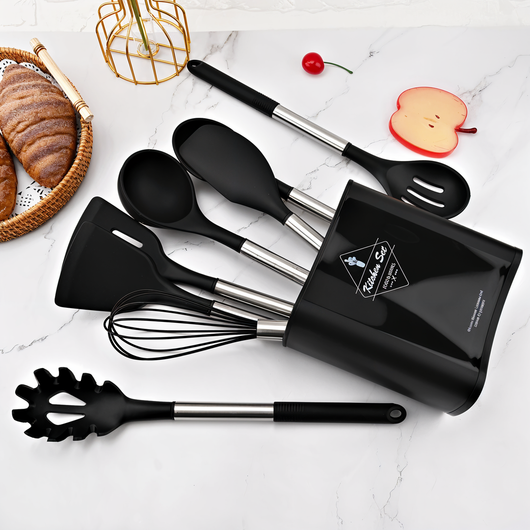 Viskana 12-Piece Silicone Kitchen Utensil Set – Culinara Pro
