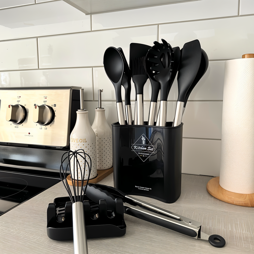 Viskana 12-Piece Silicone Kitchen Utensil Set – Culinara Pro