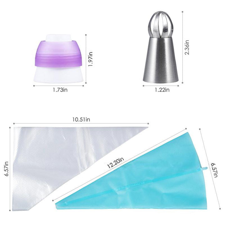 Viskana Cake Baking Decor Tool Set (8 PCs)