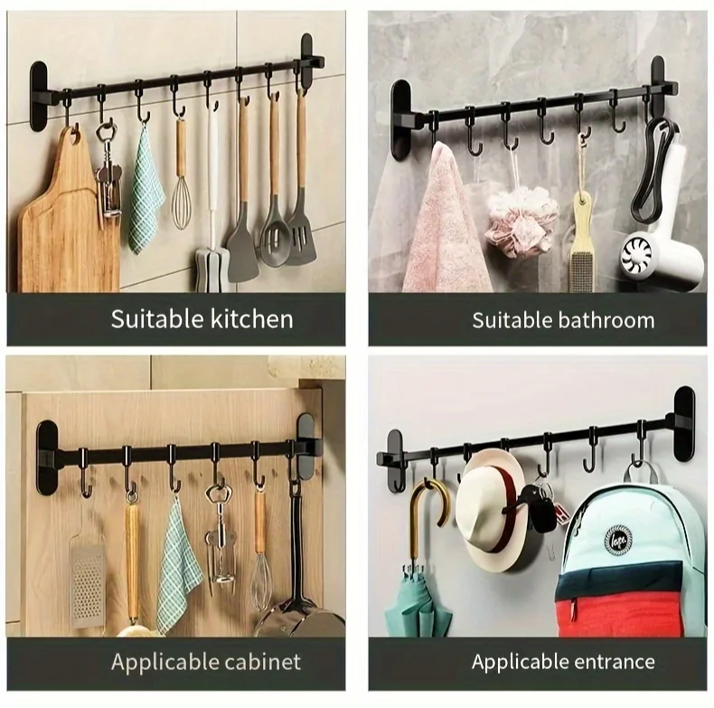 CookEase Kitchen Wall Shelf – Multifunctional Organizer for Lids, Spatulas & Kitchen Utensils Viskana