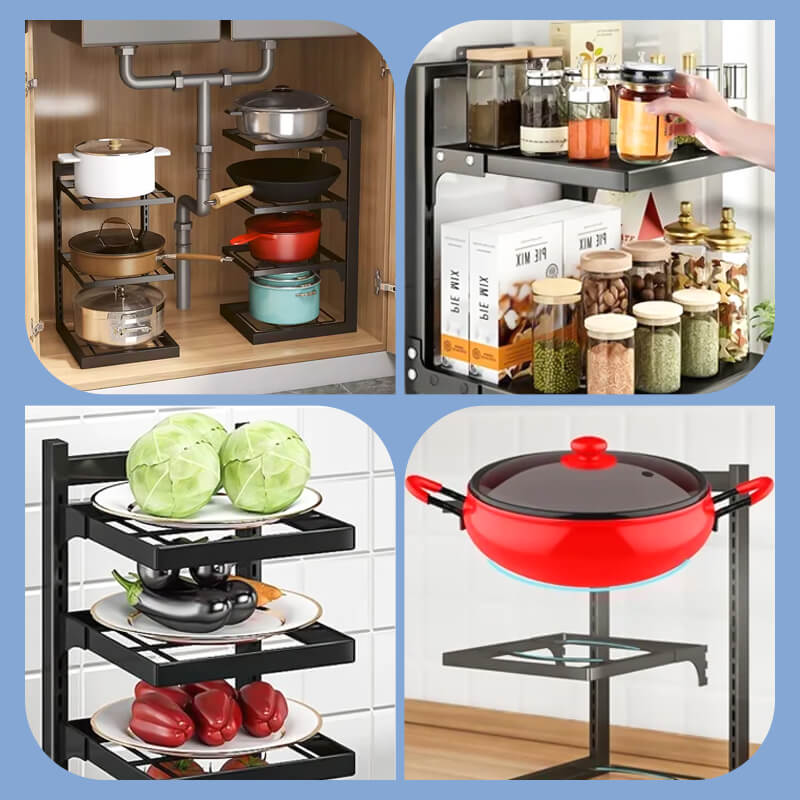 Viskana Kitchen shelves for multiple purposes