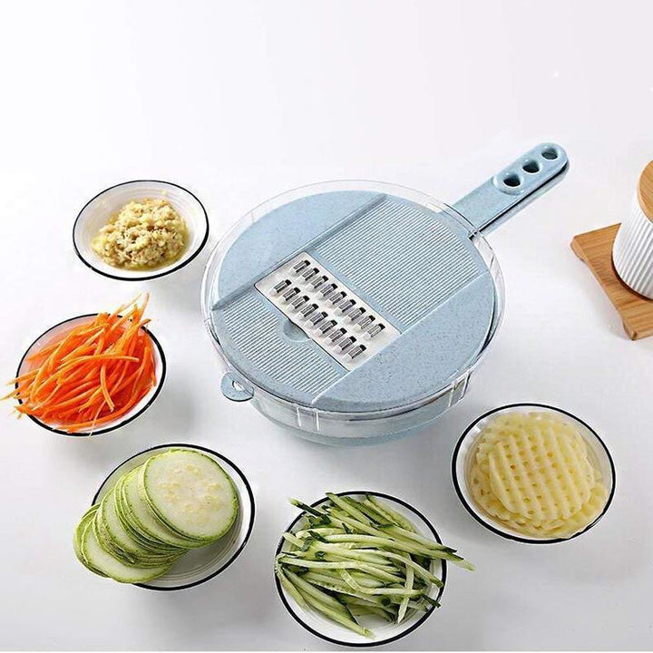 9 Pieces-Multifunctional Vegetable Slicer | Viskana