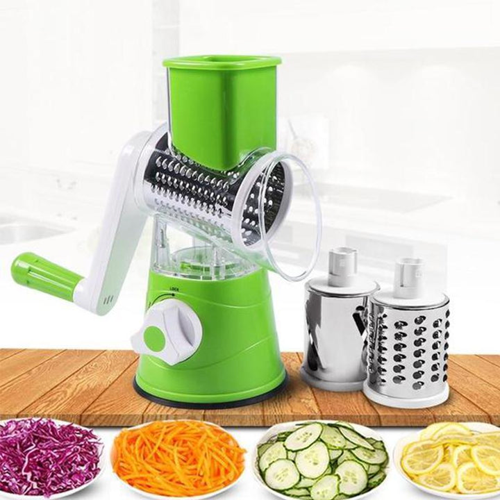 3 in 1 Rotating Cheese Grater Vegetable Cutter