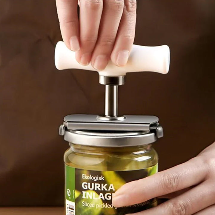 Size-adjustable can opener made of stainless steel Viskana