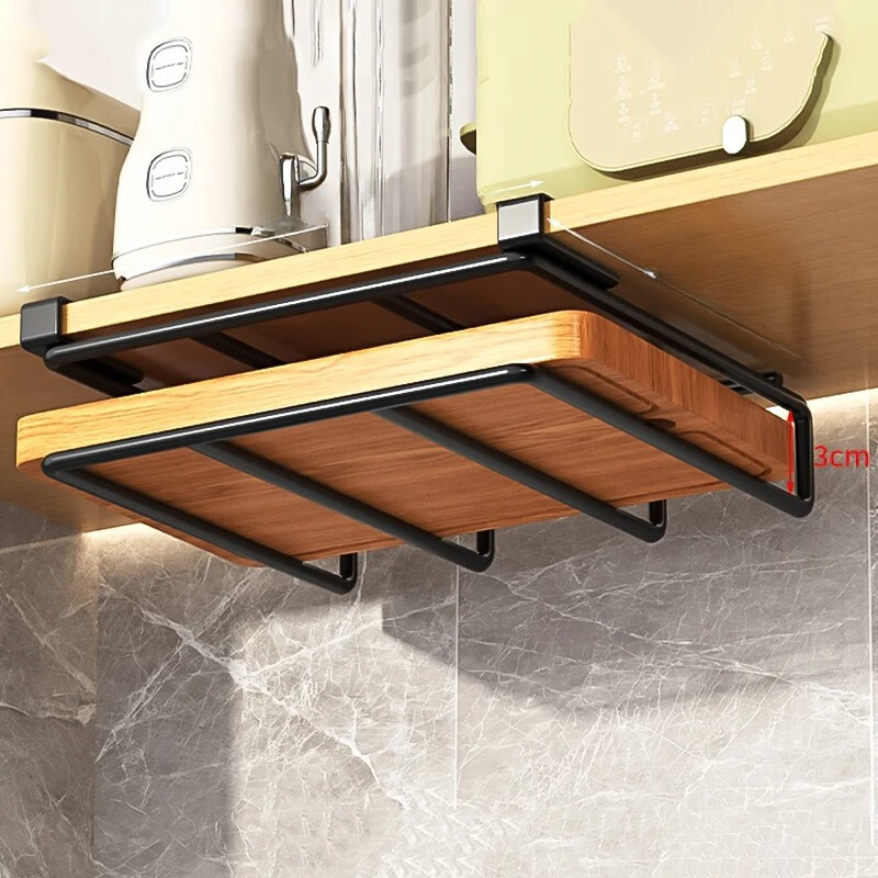 Viskana Stylish Kitchen Hang Organizer - Easy Installation Without Drilling