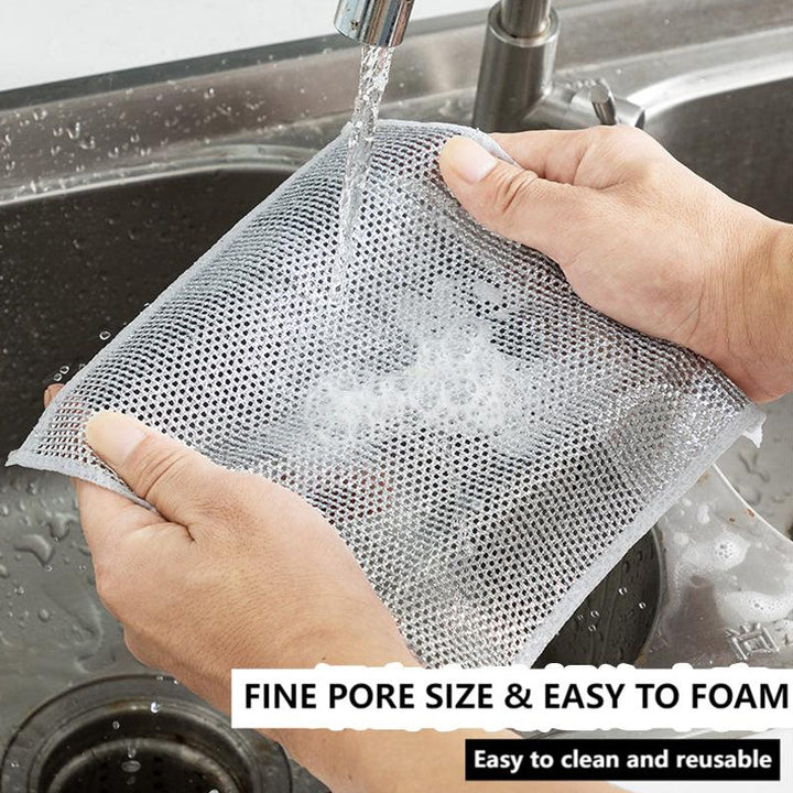 Multi-Purpose Non-scratch Wire Dish Cloth for Wet and Dry Viskana