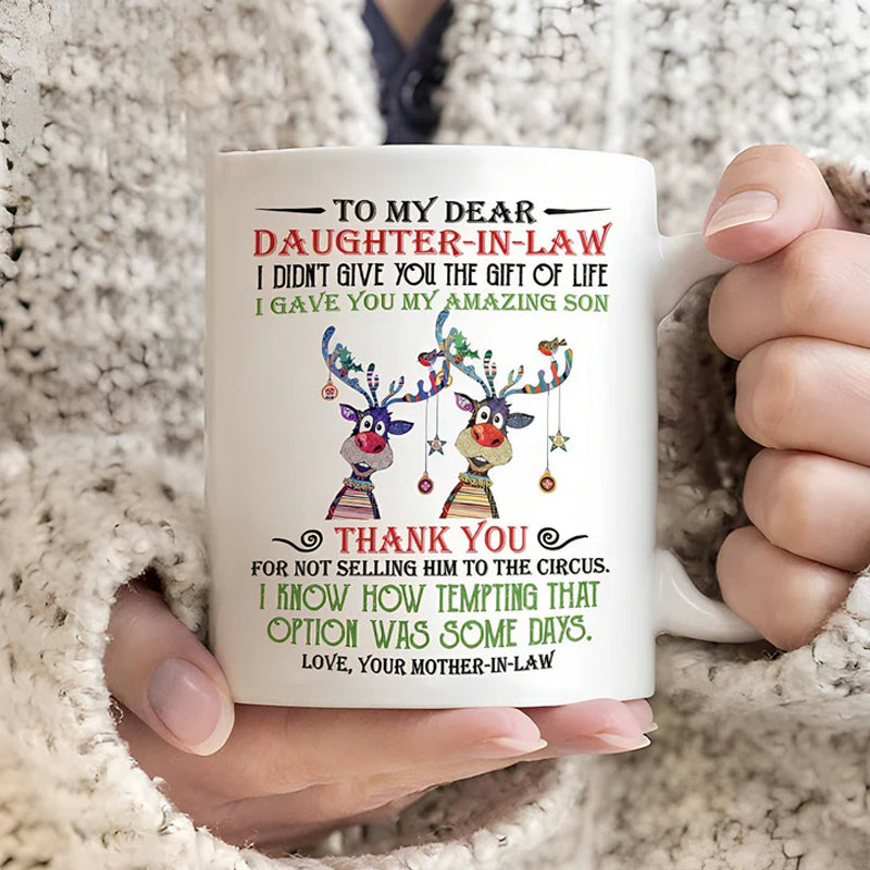 Viskana I have given you my amazing son - Best gift for daughter-in-law mugs