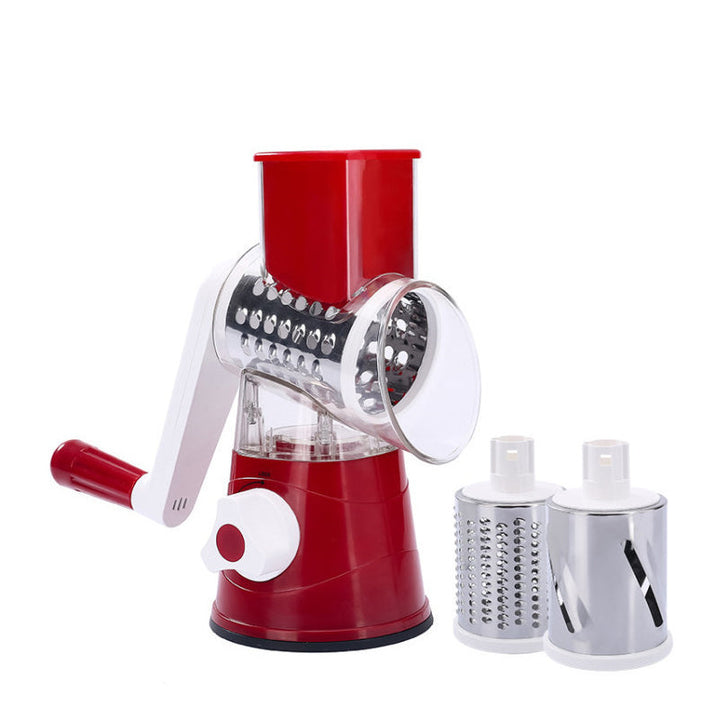 3-in-1 rotary cheese grater vegetable slicer | Viskana