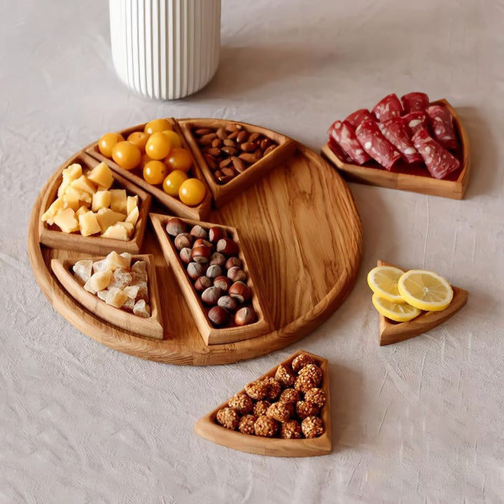 Viskana Jigsaw Puzzle Tray - Wood with Removable Dividers