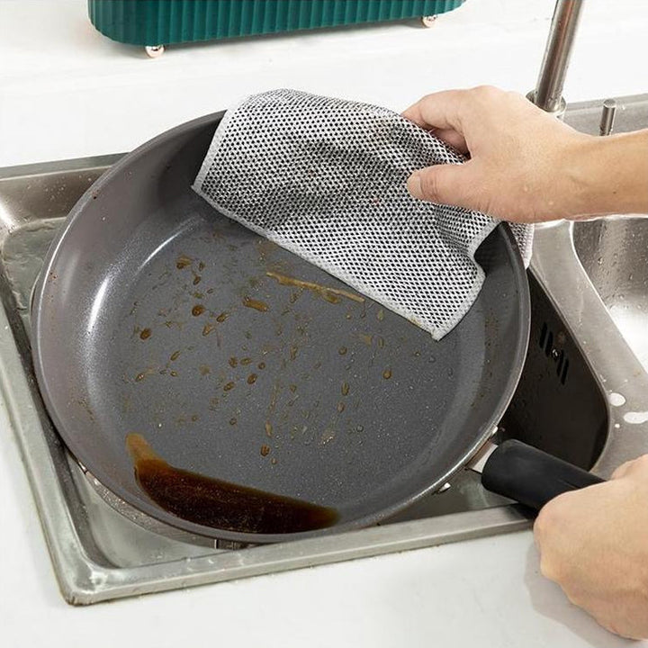 Multi-Purpose Non-scratch Wire Dish Cloth for Wet and Dry Viskana