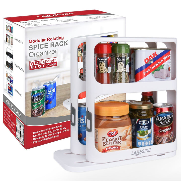 Viskana LAKESIDE™ Rotating Spice Rack Organizer