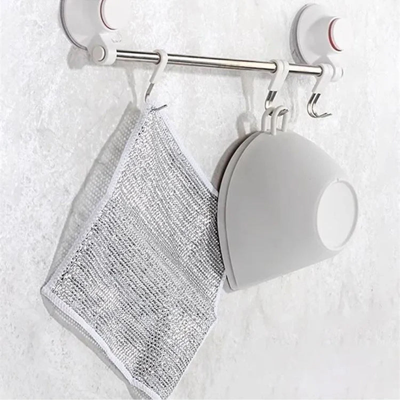 Multi-Purpose Non-scratch Wire Dish Cloth for Wet and Dry Viskana