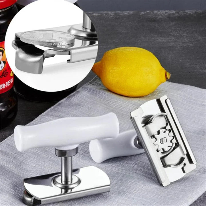 Size-adjustable can opener made of stainless steel Viskana