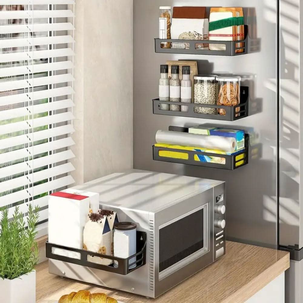 Viskana SpiceMagnet – Space-saving magnetic shelf organizer