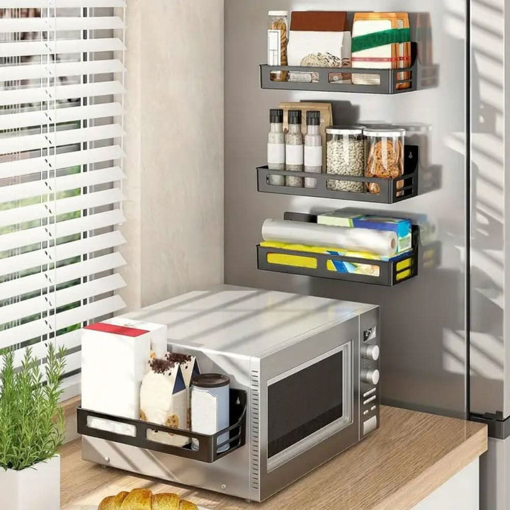 Viskana SpiceMagnet – Space-saving magnetic shelf organizer