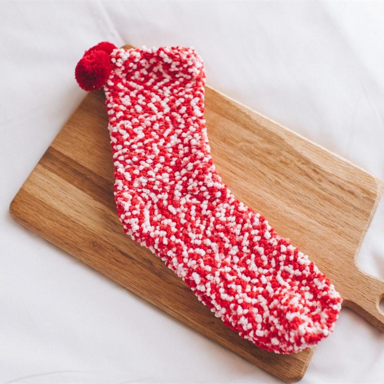 Viskana Coral Fleece Cupcake Socks