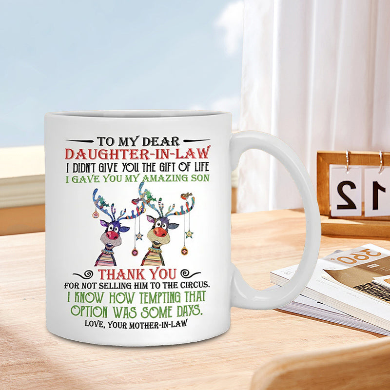 Viskana I have given you my amazing son - Best gift for daughter-in-law mugs