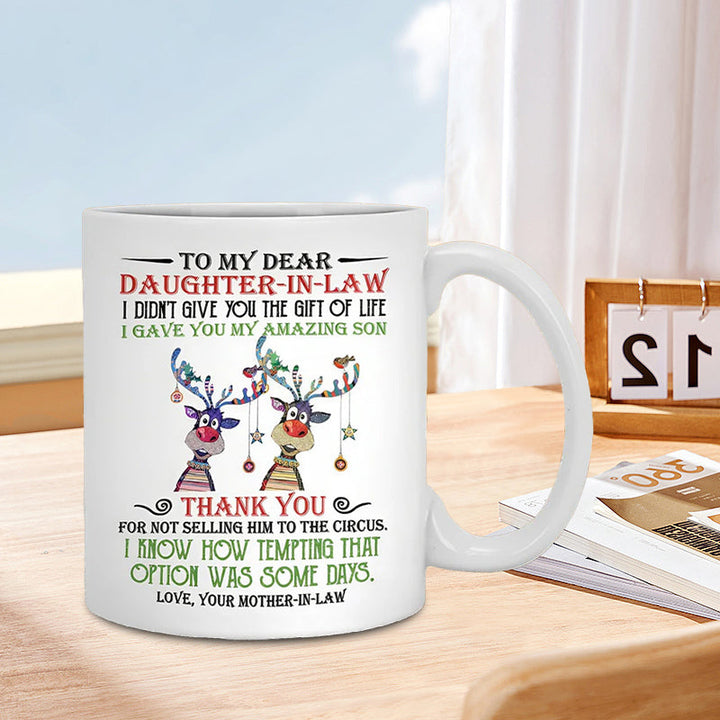 Viskana I have given you my amazing son - Best gift for daughter-in-law mugs