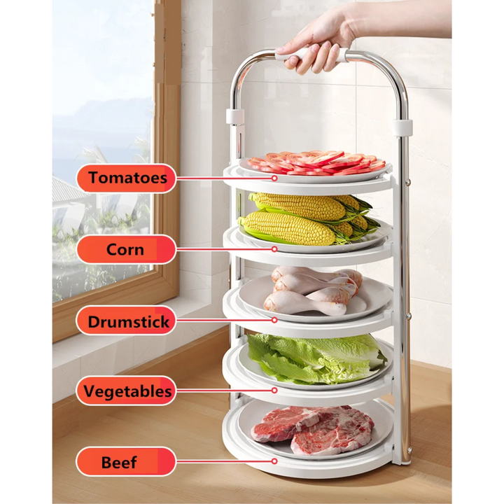 Viskana Stack Ease Compact Kitchen Organizer Rack