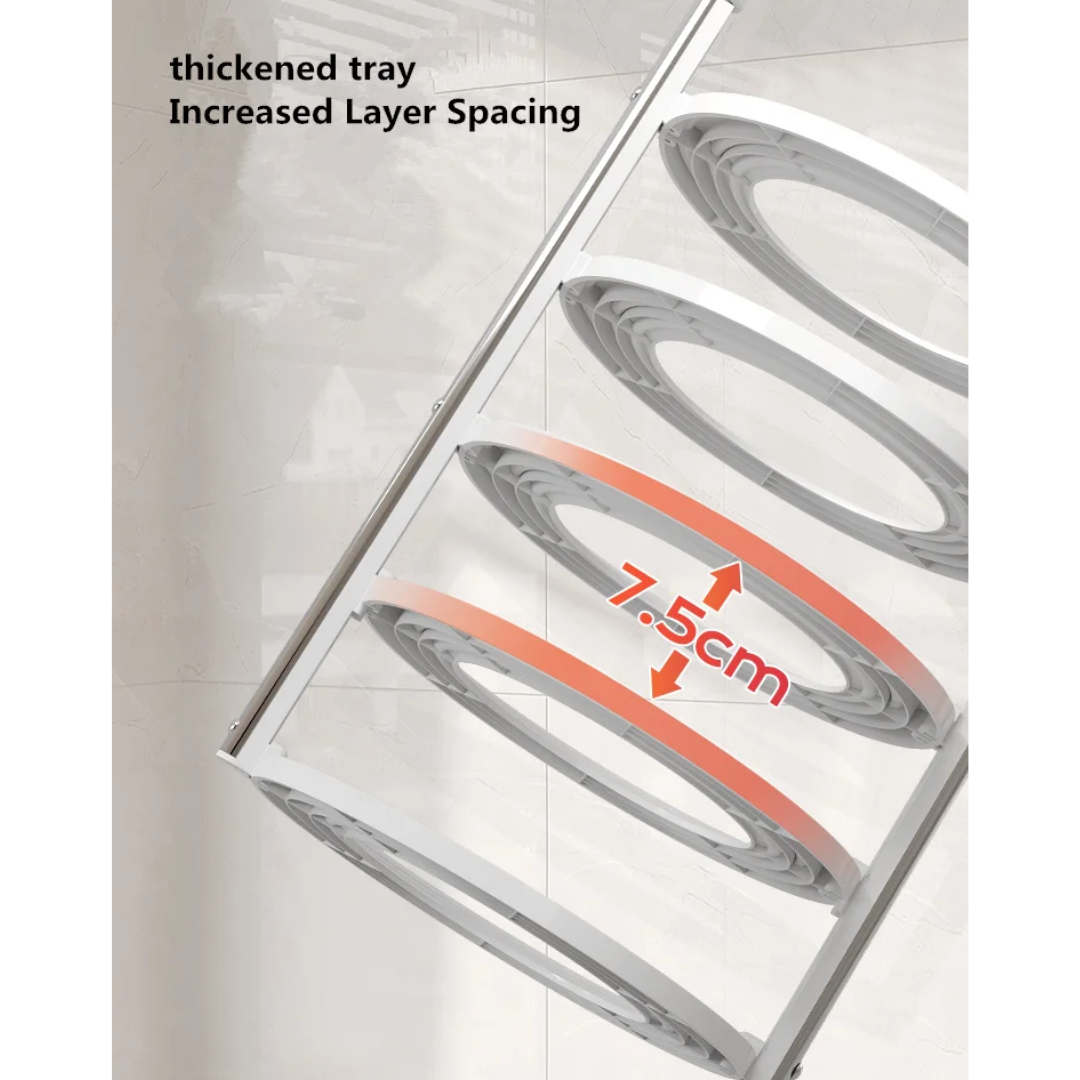 Viskana Stack Ease Compact Kitchen Organizer Rack