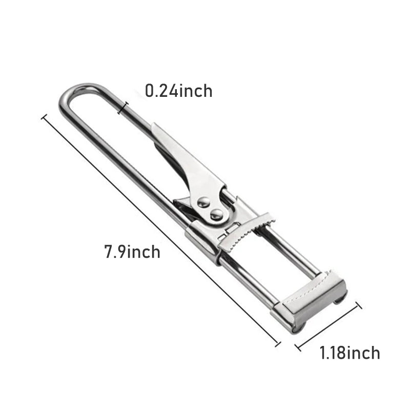 Portable adjustable stainless steel can opener Viskana