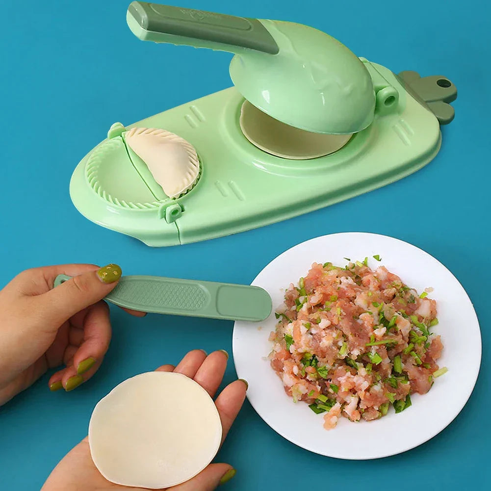 2-in-1 Dumpling Maker and Dough Press Dumpling Making Kitchen Tool Viskana