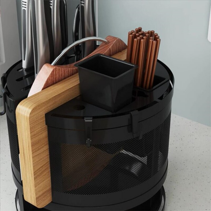 Viskana Rotating Kitchen Organizer Shelf Box