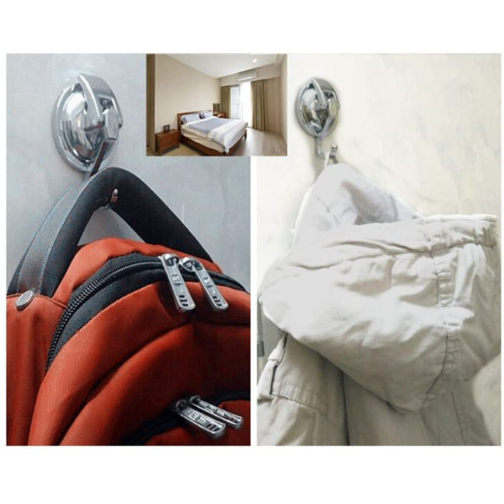 Viskana 2-Pack: Heavy-Duty Vacuum Suction Cup Hooks