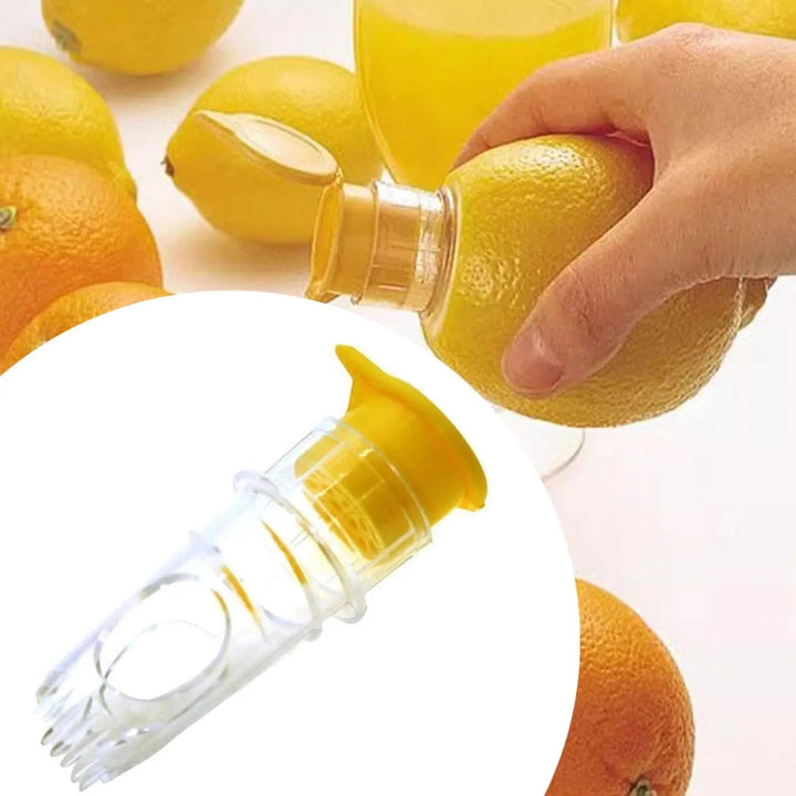 Viskana 2-piece lemon squeezer set with screw attachment – Fresh juice everywhere & anytime!