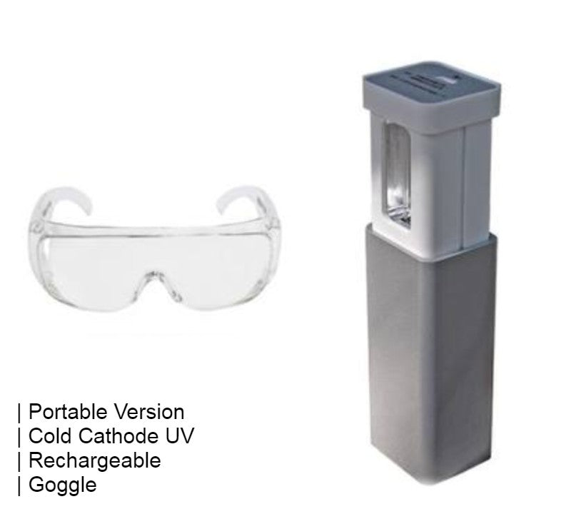 Viskana Portable Handheld UV Disinfection Lamp for Home & Travel, with LED UV Disinfection, Simple Operation, Fast and Effective, Suitable for Sofa, Tableware, Clothes and More