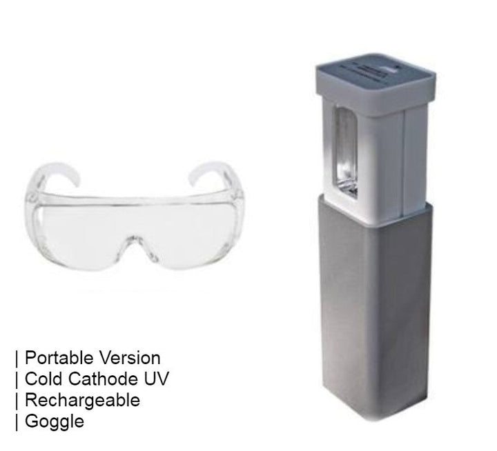 Viskana Portable Handheld UV Disinfection Lamp for Home & Travel, with LED UV Disinfection, Simple Operation, Fast and Effective, Suitable for Sofa, Tableware, Clothes and More