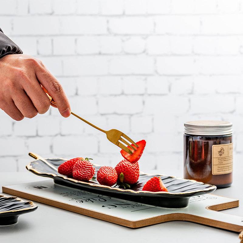Viskana Luxury Nordic Ceramic Storage Tray for Jewelry and Tableware